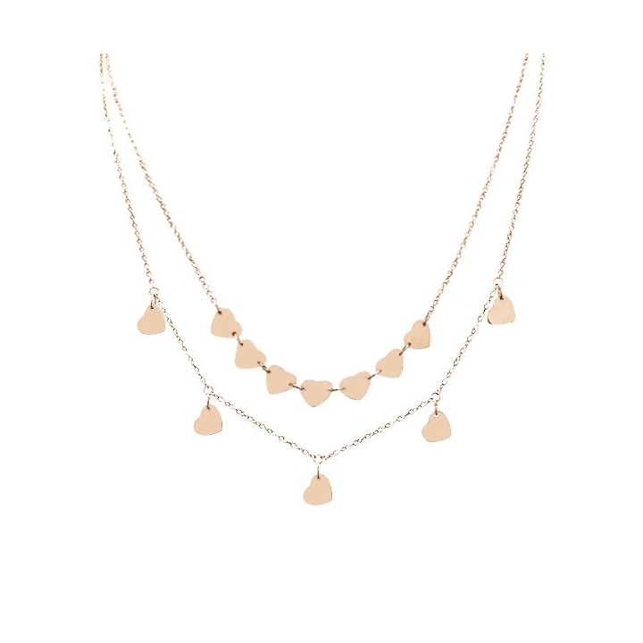 Collana a Doppio Filo con Cuore