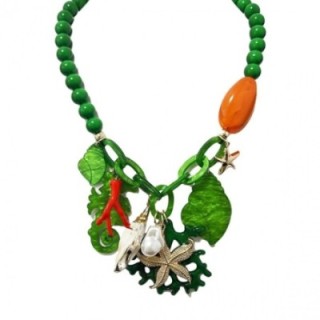 Collier Resina Perle SHARM Verde