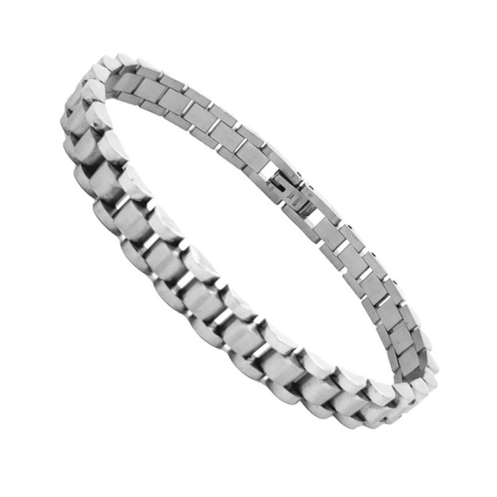 Bracciale Uomo Catena Classico Acciaio 316L