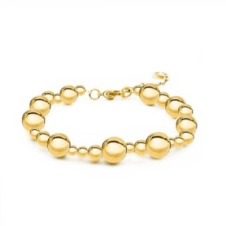 Bracciale BUBBLES Carovana Acciaio Dorato
