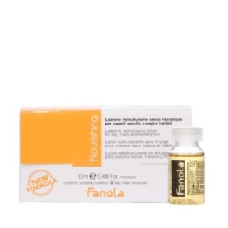 Lozione Ristrutturante in Fiale Senza Risciacquo Capelli Secchi-Crespi-Trattati [12x12ml] NOURISHING