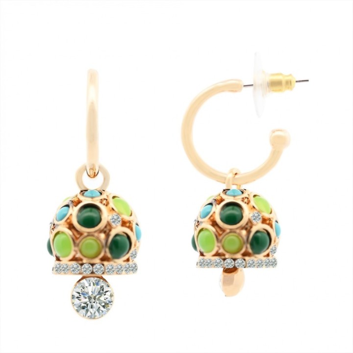 Pendenti Bijoux Campanelle BULGARINE Verdi