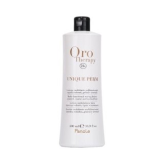 UNIQUE PERM Lozione Ondulante ORO THERAPY 24k [500ml]