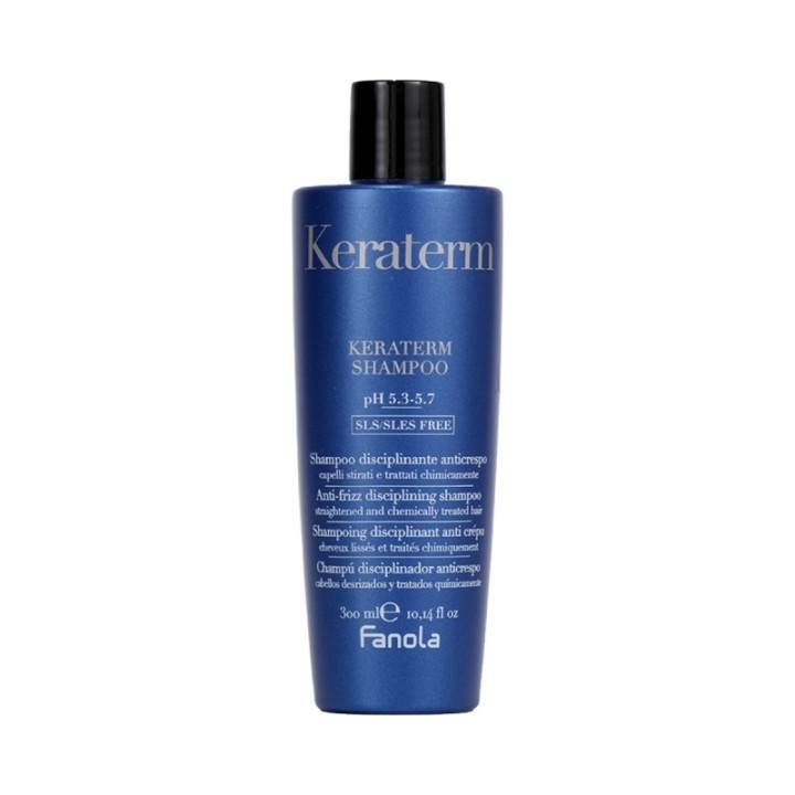 Shampoo Disciplinante Anticrespo KERATERM Capelli Stirati-Trattati [300ml]