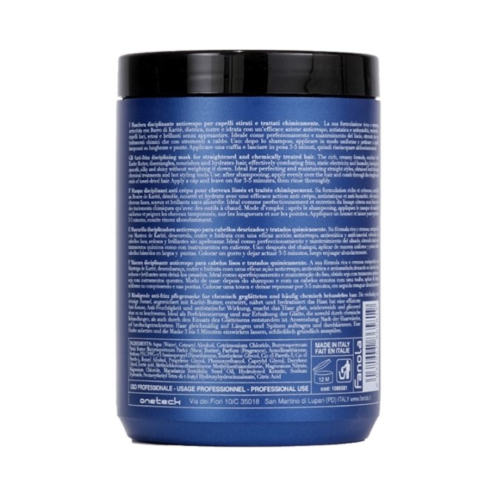 Maschera Disciplinante Anticrespo KERATERM Capelli Stirati-Trattati [1Litro]