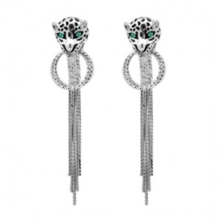 Pendenti Bijoux Leopardo Multi-filo con Strass