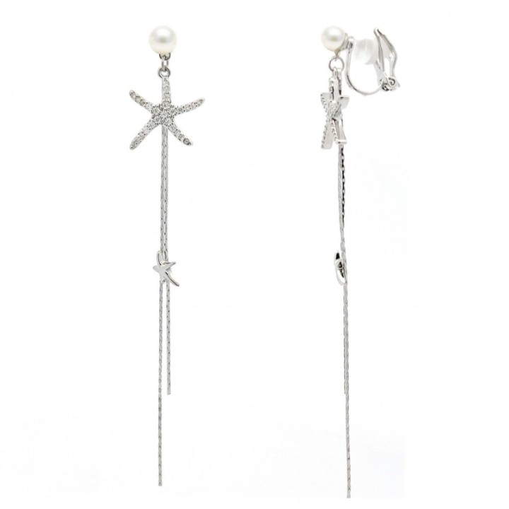 Pendenti Bijoux TTR Tennis Stella Marina con Perle