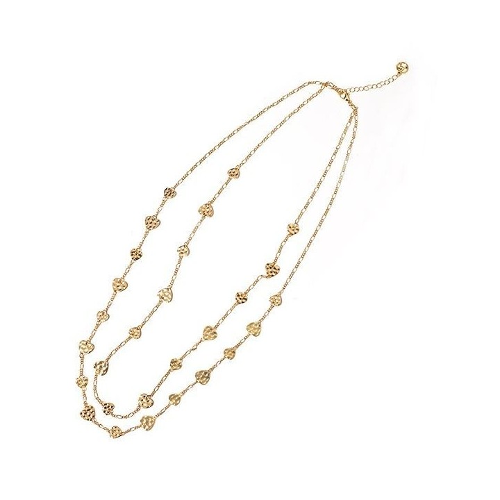 Collana Bijoux Lunga LA Sofia Dorata con Cuoricinii