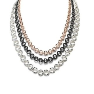 Collana Bijoux Tre Catene Roló Multicolore