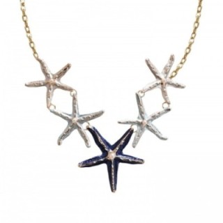 Collana Bijoux Stella Marina Blu Smaltata