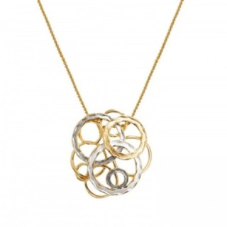 Collana Bijoux Multi-Cerchi Multicolore Smaltati