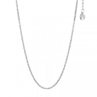Catena Rolò Classica 1 mm Acciaio Argentato