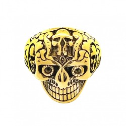 Anello Uomo Dorato con...