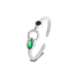 Anello con 2 Zirconi...
