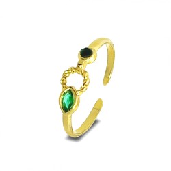 Anello con 2 Zirconi...