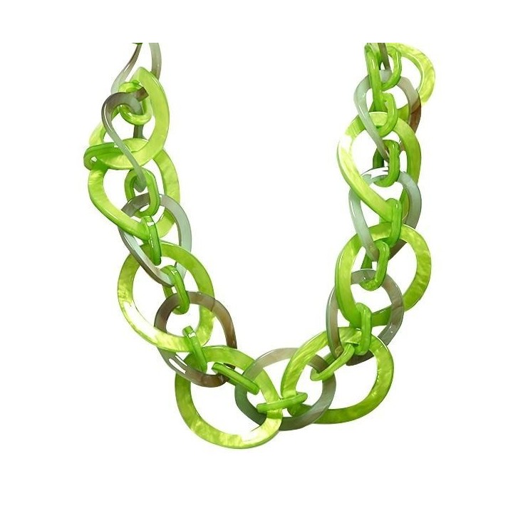 Collana Bijoux Maglia Anelli Intrecciati