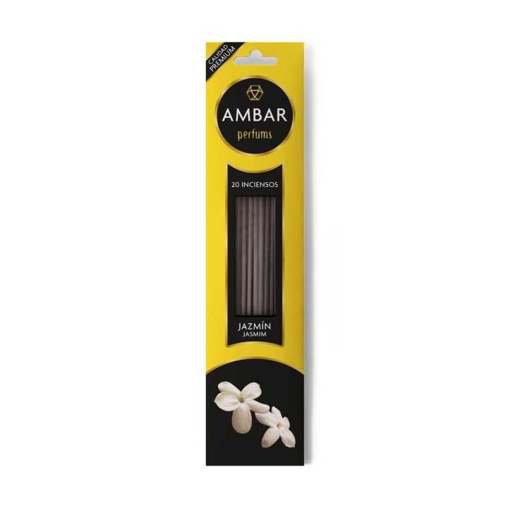 Incensi al Gelsomino [AMBAR] Bastoncini Profumati Naturali 100%