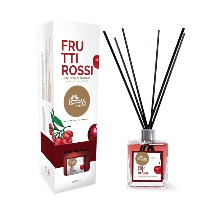 Profumatore Ambiente FRUTTI ROSSI [250ml] LOOAN by Dolci Sguardi