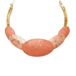 Girocollo Bijoux con Ovali Bicolore