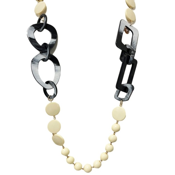 Collana Bijoux Lunga 95cm Bianconera