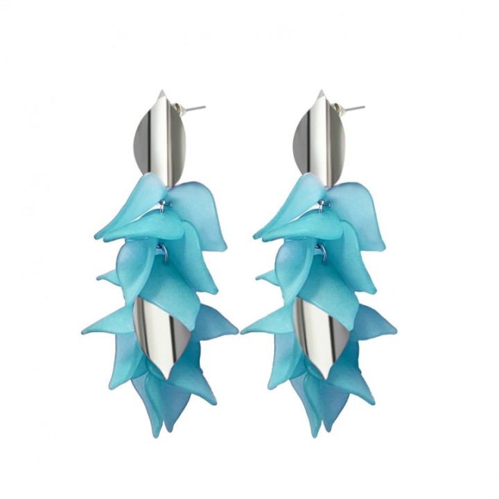 Pendenti con Frange di Petali Acciaio 316L