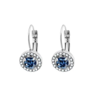 Monachella Zirconia Blu Cristalli Acciaio Argentato