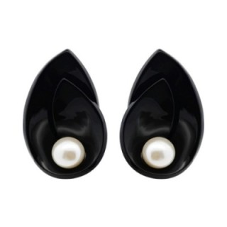 Lobo Bijoux Conchiglia Nera Perlata