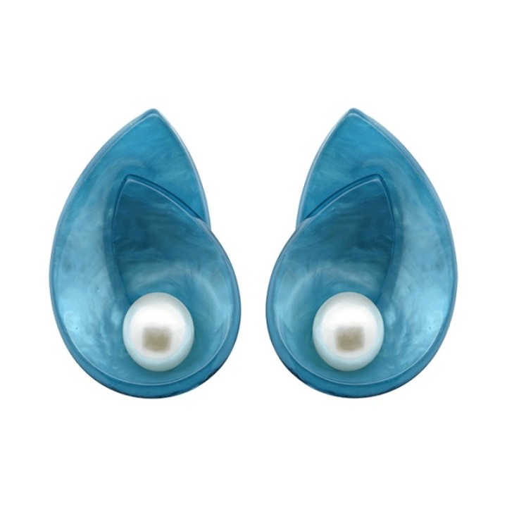 Lobo Bijoux Conchiglia Blu Perlata
