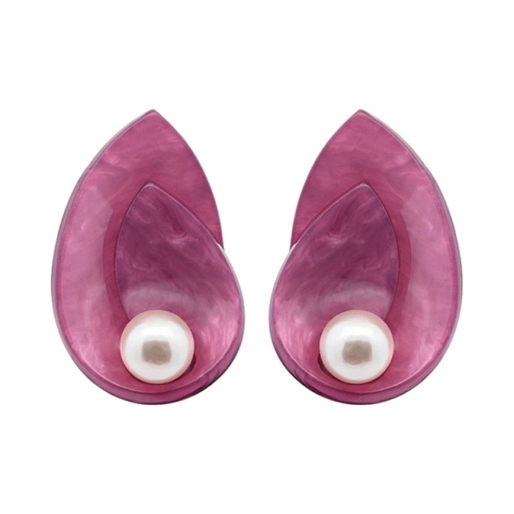 Lobo Bijoux Conchiglia Viola Perlata