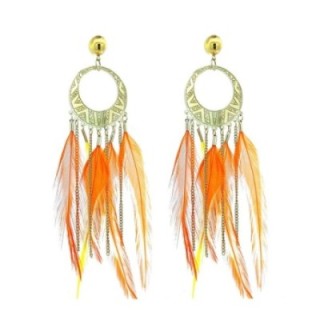 Pendenti Piuma Arancio Yosemite Acciaio 316L