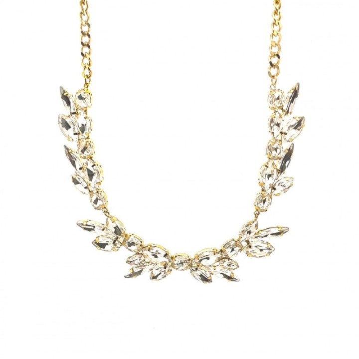 Girocollo Jem Crystal Dogaressa Bianca Acciaio 316L