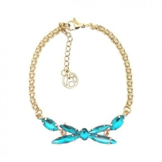 Braccialetto Jem Crystal Azzurro Acciaio 316L