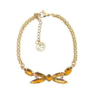 Braccialetto Jem Crystal Ambra Acciaio 316L