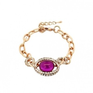 Bracciale Bijoux con Pietra Viola Amuleto