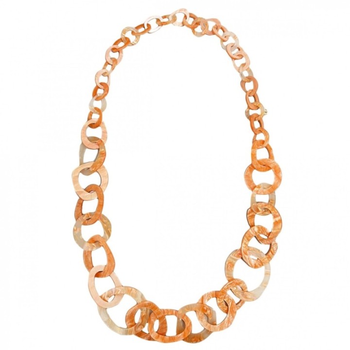 Collana Bijoux Lunga Catena Cerchi Circus