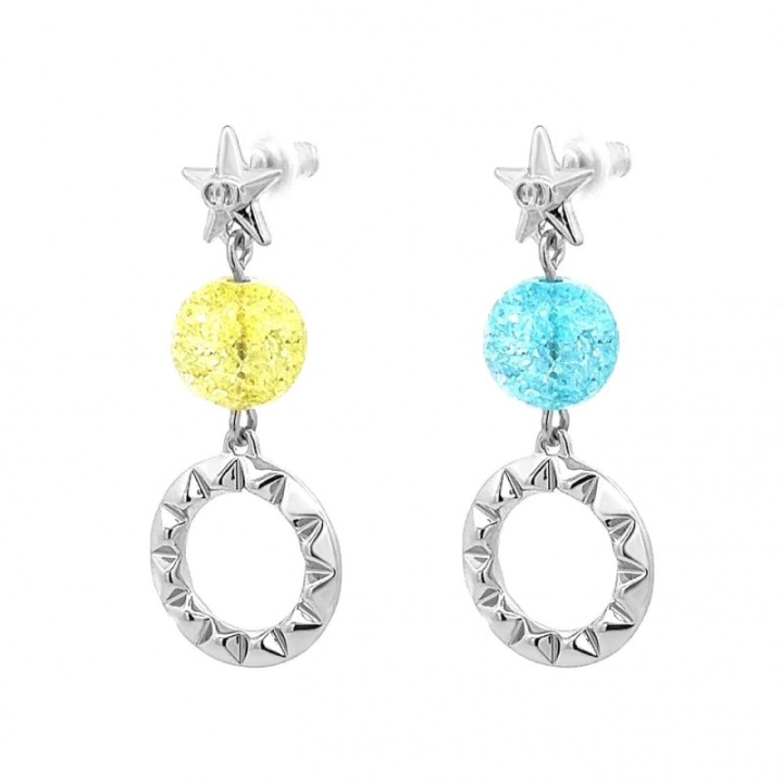 Pendenti Bijoux Argentati Stella-Sole Pietre