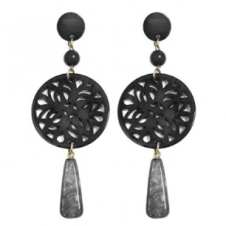 Pendenti Bijoux Lunghi Mandala Nero