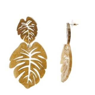 Pendenti Bijoux Foglie Caramel
