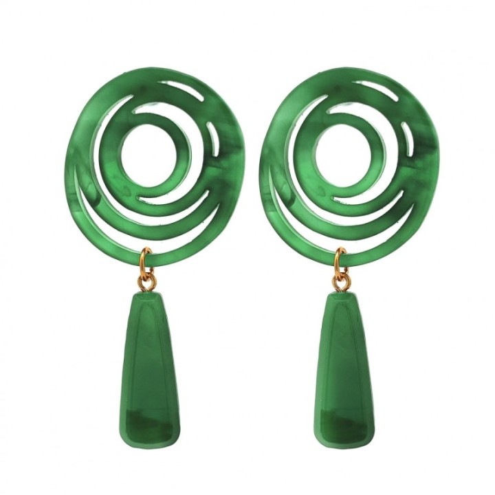 Pendenti Bijoux Ipnos Spirale Verde