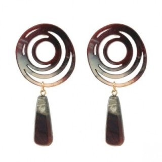 Pendenti Bijoux Ipnos Spirale Marrone